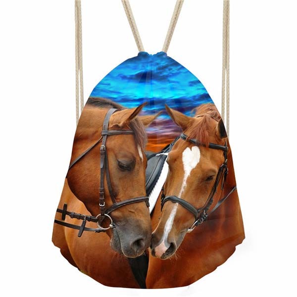 Water Polyester Drawstring Sports Backpack Drawstring Bag