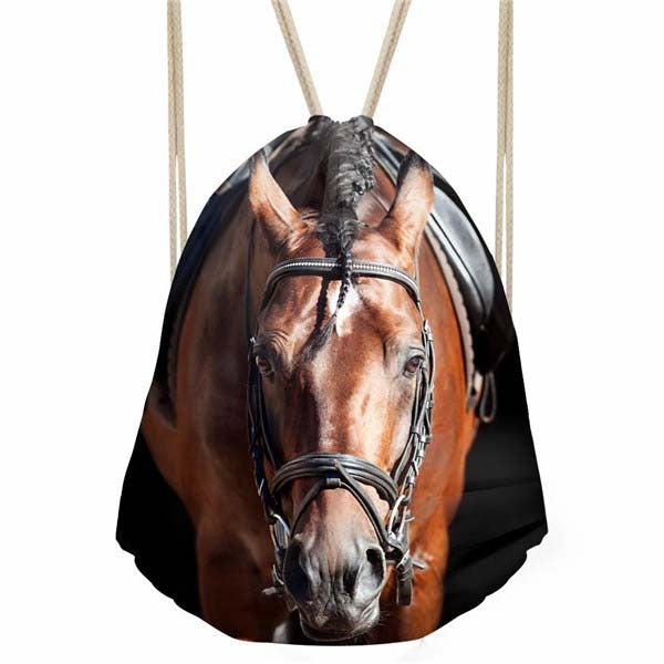 Water Polyester Drawstring Sports Backpack Drawstring Bag