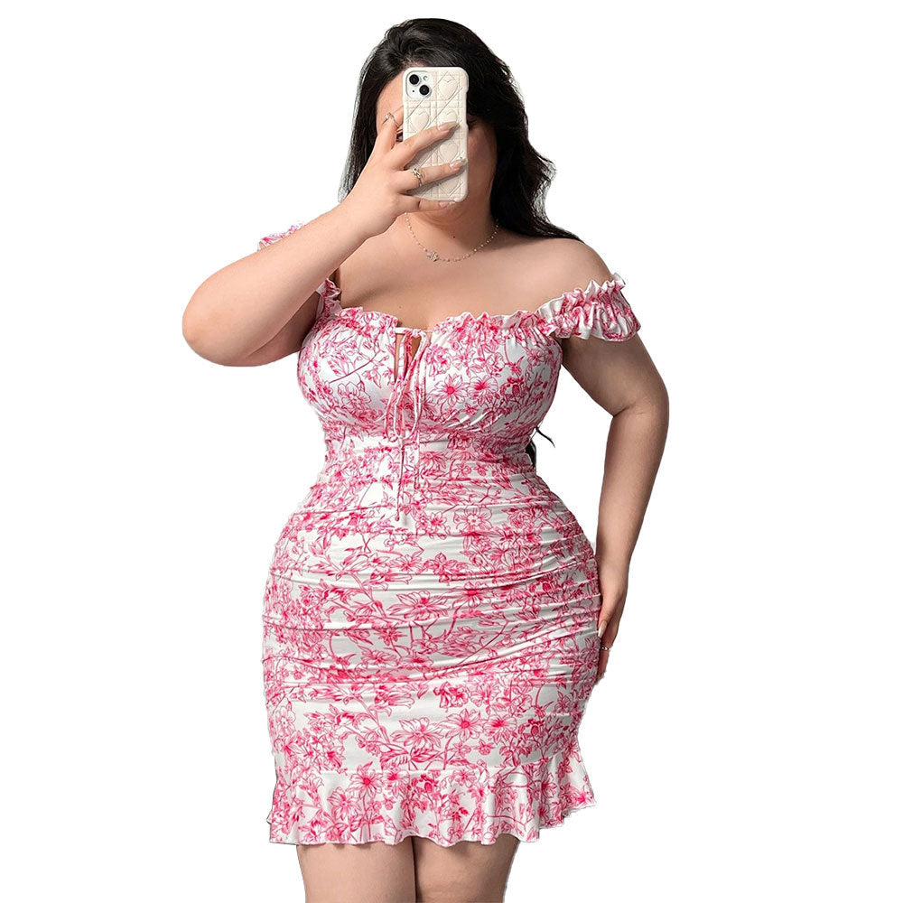 Sexy Printed Bodycon Dress For Women
