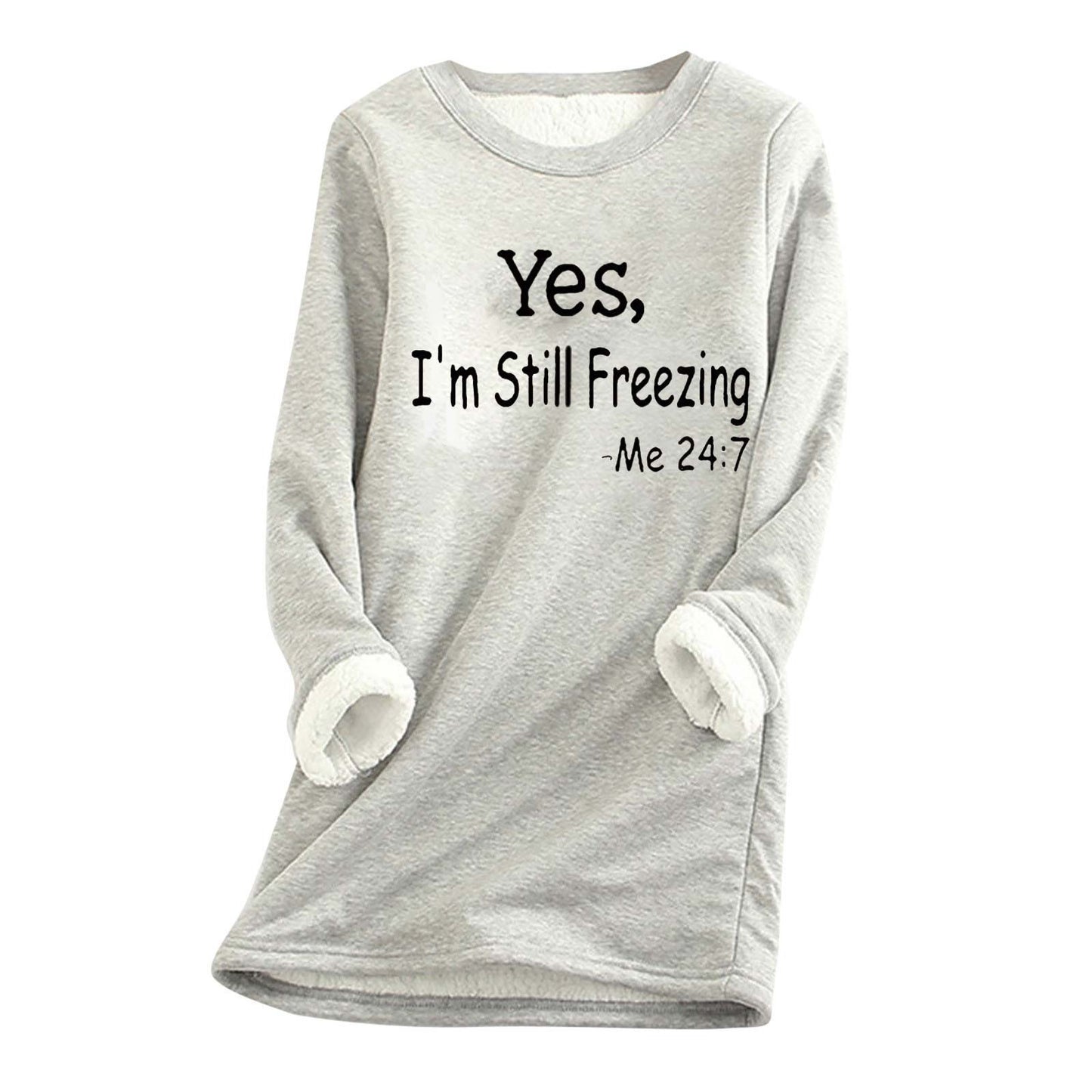 Thickened Plus Size Slim-fit Letter-printing Velvet Padded Bottoming Shirt
