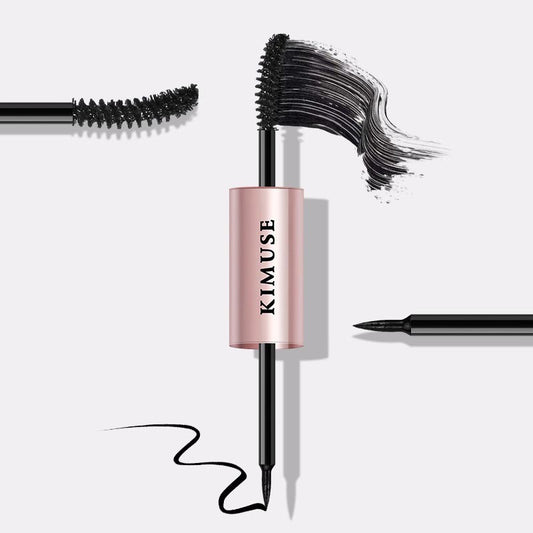 Double-Head Long Lasting Waterproof Mascara Liquid Eyeliner Combination