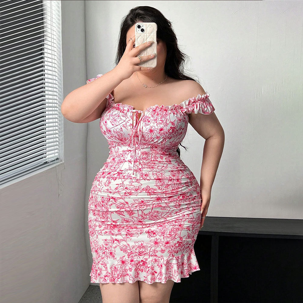 Sexy Printed Bodycon Dress For Women